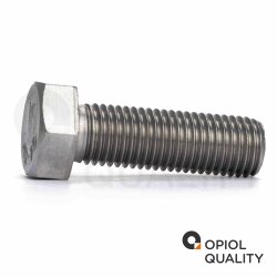 10 Stück Sechskantschrauben M8 X 25 DIN 933 Edelstahl A2