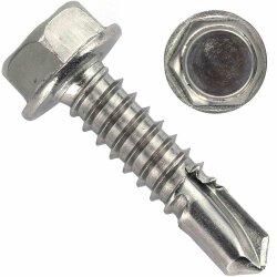 50 Stück Bohrschrauben DIN 7504 A2 K 3,9X16 mit...