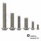 5 Stück Linsenkopfschrauben M5 X 55/55 mit Innensechsrund (TORX) ISO 7380, Vollgewinde, Edelstahl A2