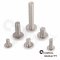 50 Stück Linsenkopfschrauben M6 X 50/50 mit Flansch ISO 7380, TORX, Vollgewinde, Edelstahl A2