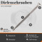 1 Stück Dielenschrauben 3,2 X 40/24 TORX TX-10 mit Linsenkopf, Edelstahl A2