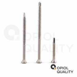 200 Stück Dielenschrauben 3,2 X 25/16 TORX TX-10 mit Linsenkopf, Edelstahl A2