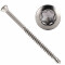 200 Stück Dielenschrauben 3,2 X 50/30 TORX TX-10 mit Linsenkopf, Edelstahl A2
