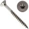 25 Stück Spanplattenschrauben 3 X 25/18 TORX T-10 (Teilgewinde), Senkkopf u. Innensechsrund, Edelstahl A2