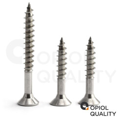 50 Stück Spanplattenschrauben 4,5 X 70/42 TORX T-20 (Teilgewinde), Senkkopf u. Innensechsrund, Edelstahl A2