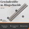 1 Stück Gewindestifte M10x40 mit Innensechskant u. Ringschneide DIN 916 Edelstahl A2