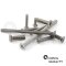 5 Stück Senkkopfschrauben M2,5x5 mit Kreuzschlitz "Z" DIN 965 Edelstahl A2