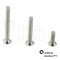 10 Stück Senkkopfschrauben M2,5x4 mit Kreuzschlitz "Z" DIN 965 Edelstahl A2