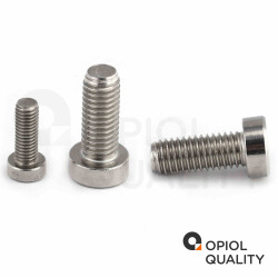 200 Stück Zylinderschrauben M4 X 10 mit Innensechskant, niedr. Kopf DIN 7984 Edelstahl A2