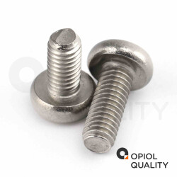 10 Stück Linsenschrauben M2 X 8 mit Innensechsrund "TX" - T6 DIN 7985 Edelstahl A2