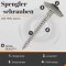 1 Stück Spenglerschrauben 4,5 X 40 TORX TX-25 mit U-Scheibe (20mm) ähnl. DIN 7995 Edelstahl A2