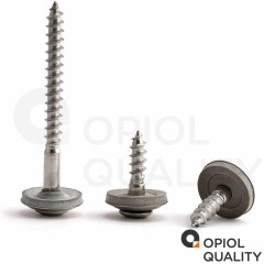 200 Stück Spenglerschrauben 4,5 X 25 TORX TX-25 mit U-Scheibe (15mm) ähnl. DIN 7995 Edelstahl A2