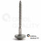 200 Stück Spenglerschrauben 4,5 X 25 TORX TX-25 mit U-Scheibe (15mm) ähnl. DIN 7995 Edelstahl A2