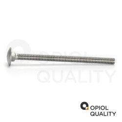 5 Stück Schlossschrauben M8 X 80/80 DIN 603 Edelstahl A2