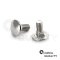 10 Stück Schlossschrauben M5 X 12/12 DIN 603 Edelstahl A2