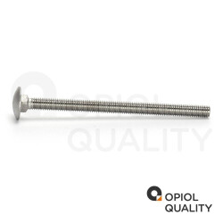 100 Stück Schlossschrauben M5 X 50/50 DIN 603 Edelstahl A2