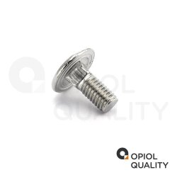 100 Stück Schlossschrauben M10 X 30/30 DIN 603 Edelstahl A2