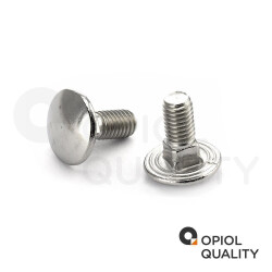 200 Stück Schlossschrauben M10 X 110/110 DIN 603 Edelstahl A2