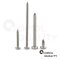 10 Stück Linsenkopf-Blechschrauben mit Innensechsrund ISO 14585 C 2,9x13 TX10 Edelstahl A2