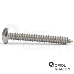 5 Stück Linsenkopf-Blechschrauben mit Kreuzschlitz 3,9x50 Edelstahl A2 (DIN 7981)