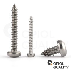 25 Stück Rundkopf-Spanplattenschrauben mit verstärktem Kopf 4,5X16 TX20 Edelstahl A2